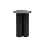 Miliboo Table d'appoint Design Bois Noir L44 cm Hollen