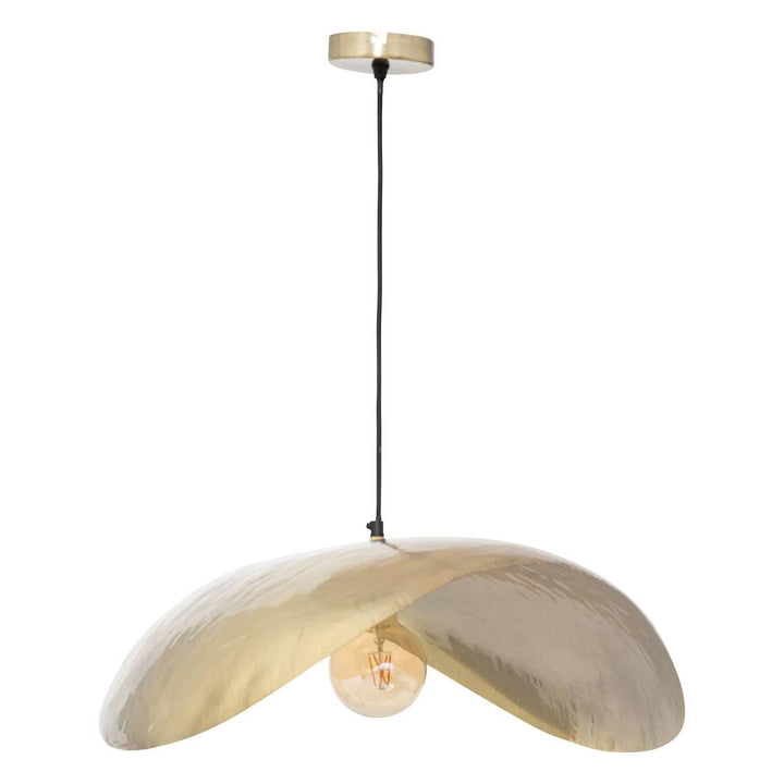 Atmosphera - Suspension Arlo - Abat-jour en Métal Doré D80cm - Ampoule Non Incluse E27 25W - Luminaire pour Salon, Cuisine, Bureau, Chambre Atmosphera - Suspension Arlo - Abat-jour en Métal Doré D80cm - Ampoule Non Incluse E27 25W - Luminaire pour Salon, Cuisine, Bureau, Chambre