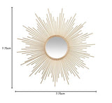 Atmosphera - Miroir Soleil doré - métal D99 cm