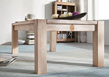 MASSIVMOEBEL24.DE Table Basse 120x70cm - Bois Massif d'acacia Blanchi - Nature White #09