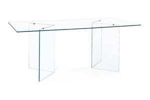 Mar.c.a. Design 8922 Table, Verre, 180 x 90 x 75 cm