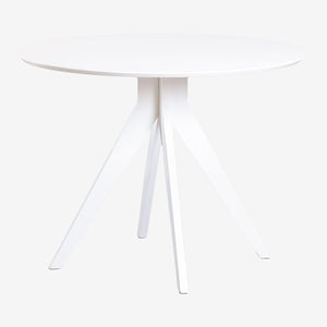 SKLUM Table à Manger Ronde en Bois (Ø100 cm) Sekiz Bois Blanc