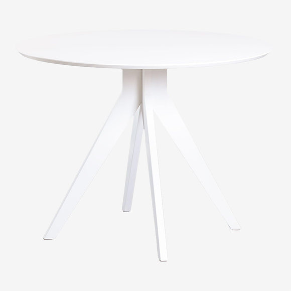 SKLUM Table à Manger Ronde en Bois (Ø100 cm) Sekiz Bois Blanc