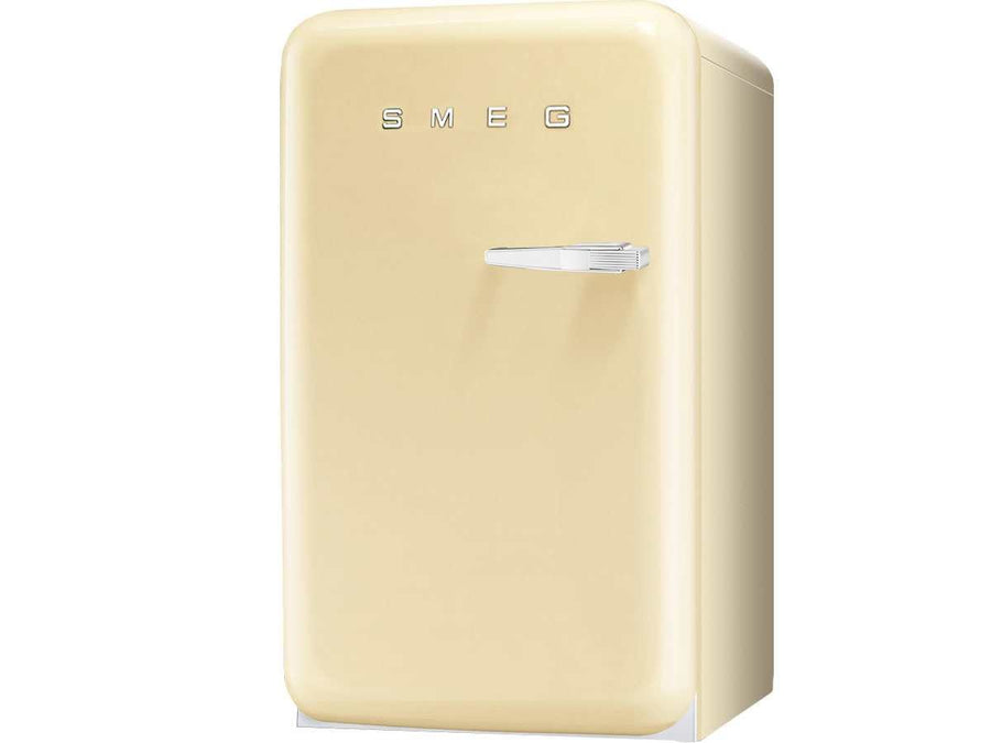 Réfrigérateur 1 porte Smeg FAB10LP - Réfrigérateur 1 porte - 114 litres - Réfrigerateur/congel : Froid statique / Froid statique - Dégivrage automatique - Crème - Classe A+ / Pose libre