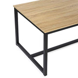 IDMarket - Table à Manger Rectangle Detroit 8 Personnes Design Industriel 180 cm