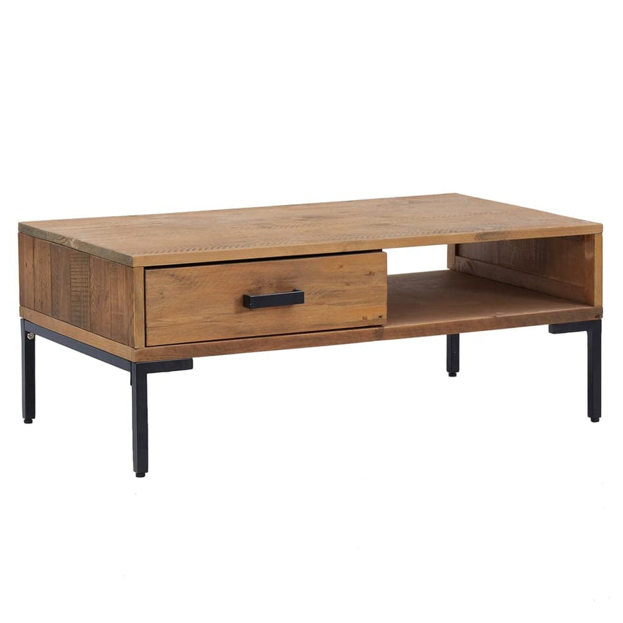 vidaXL Table Basse Table d vidaXL Table Basse Table d'Appoint Bout de Canapé Meuble de Salle de Séjour Table de Salon Intérieur 90x50x35 cm Bois de Pin Massif Recyclé