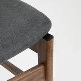 HOMLA Chaise marron Nergu, 46 x 54,2 x 80 cm