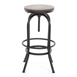 Kosmi Tabouret de Bar LOFT à vis Style Industriel réglable en Hauteur