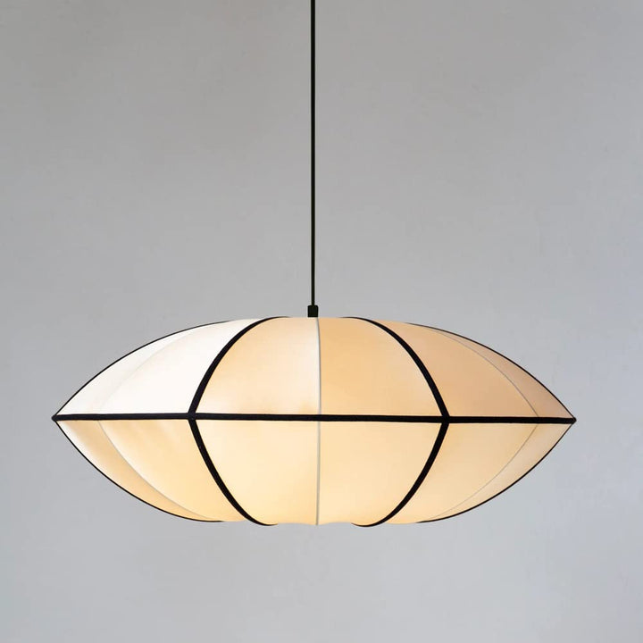 JOMBID Lustre en tissu de style chinois E27 1 lumière réglable au plafond suspendu lumière intérieure salon salle à manger luminaire suspendu japonais maison tatami chambre suspension lampe