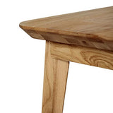 Krok Wood Table de Cuisine Paris Bois de Massif (Chêne, 110 x 75 x 75 cm)