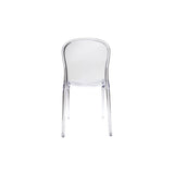 Chaises empilables Design Transparentes (Lot de 2) THALYSSE