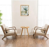 Chaises d'appoint, Fauteuil en Tissu Moderne, Chaise d'appoint rembourrée Moderne, Fauteuil Confortable pour Chambre à Coucher, Pieds en Bois Massif, Fauteuil Nordique, Maison, cha