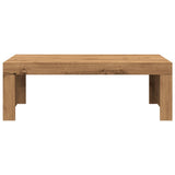 vidaXL Table Basse chêne Artisanal 102x50x35 cm Bois d'ingénierie