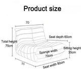 Canapés Et Divans Lazy Floor, Fauteuils Canapés Fauteuil D'appoint, Mousse Haut De Gamme, Aucun Assemblage Requis, Canapé De Sol Pour Adultes Et Enfants, Fauteuil Canapé Togo, Pour Chambre À Coucher