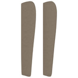 INLIFE Tête de lit avec Oreilles Taupe 147x23x118/128 cm TissuMeubles,Lits & Accessoires,Têtes et Pieds de lit-44.99 lb-Taupe-56926