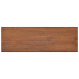 vidaXL Meuble TV en Bois Massif de Teck 90 x 30 x 40 cm