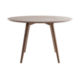 Miliboo Table à Manger Design Ronde Noyer D120 cm Livia