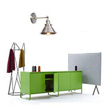 YFMYY 7 Couleur Retro Wall Light Industry E26 / E27 Edison à une tête Applique murale d'éclairage Applique Vintage Métal réglable for Loft Café Bar Salon Salle à manger (Color : Chrome)