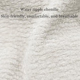 MPLFHSYOS Canapé Surdimensionné sans Ossature for Salon, Canapé sans Ossature avec Assise Profonde, Mousse À Mémoire De Forme Haute Densité, Aucun Assemblage Requis, Chenille(A,180CM)