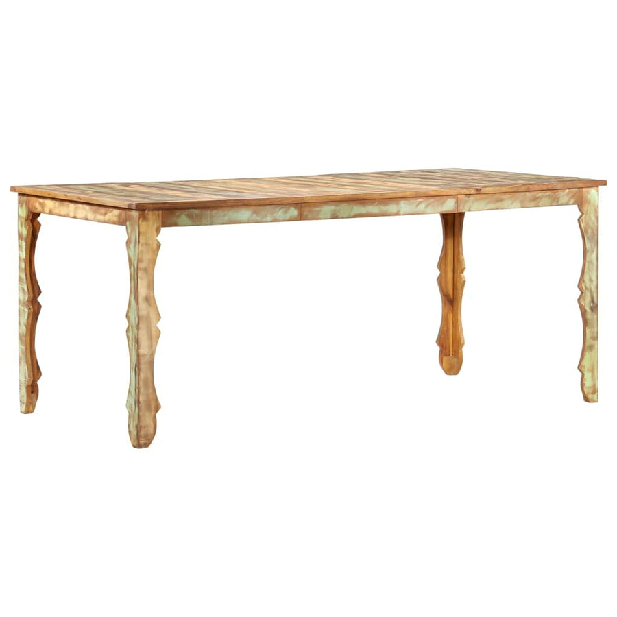 Susany Table de Salle à Manger ou Cuisine Table en Bois de Style Rétro 180x90x76cm Susany Table de Salle à Manger ou Cuisine Table en Bois de Style Rétro 180x90x76cm