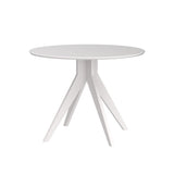 SKLUM Table à Manger Ronde en Bois (Ø100 cm) Sekiz Bois Blanc