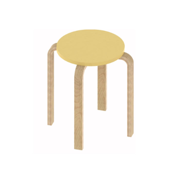 Tabouret Empilable en Bois Massif, Hauteur 45 Cm, sans Dossier, Assise Ronde, Idéal for La Salle À Manger, Le Salon,Et Le Balcon(Yellow) Tabouret Empilable en Bois Massif, Hauteur 45 Cm, sans Dossier, Assise Ronde, Idéal for La Salle À Manger, Le Salon,Et Le Balcon(Yellow)