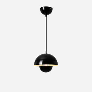 WQCSH Minimaliste Lampe suspendue Créativité Simplicité Design Bourgeons Fleurs Style Moderne Restaurant Lampe Chevet La Cuisine Bureaux La Boutique Le Bar Base E27 Nouveau Modèle Suspension-Noir