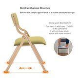 WEIDPHL Chaises De Salle À Manger Pliantes, Chaise Pliable avec Sièges Rembourrés Et Housses Amovibles, Chaises D'événements, Chaise Rembourrée pour Fête sur Patio De Mariage,Light Green