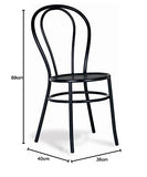 Addecor - Chaise Design Edna - fabriquée en Fer et en Bois Mesure 89 × 36 × 40 cm - Couleurs à Choisir - Chaise de Salle à Manger - idéale pour Les projets hôteliers - Meubles auxiliaires