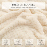 LumiSyne Plaid Couverture en Nid d'abeille Gaufre Couleur Unie Flanelle De Luxe 4 Tailles Disponibles Doux Chaud Couverture Douillette Jetés De Lit Jeté De Canapé Couvre-Lit Décorative 2000×230cm