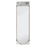 AltoBuy Miroir Doré Ovale 30x100 cm