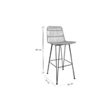 Miliboo Tabourets de Bar en rotin (Lot de 2) Malacca