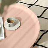 Tables d'appoint Rondes Grand Patio/Table Basse, Grande Table d'appoint d'extérieur résistante aux intempéries pour la Maison, Le Bureau, la Chambre, Le Couloir, Le Salon, Le Balcon, 70 x 36