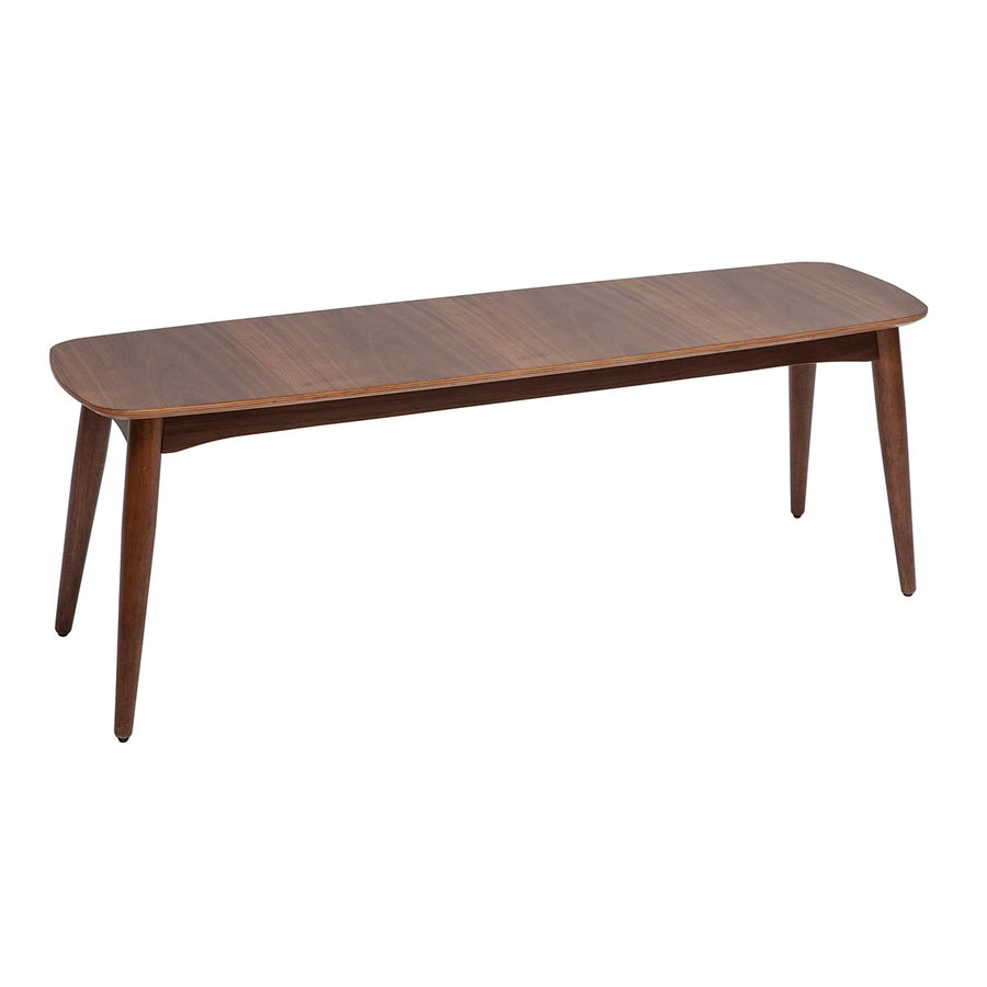Miliboo Banc Vintage Bois foncé Noyer L130 cm NORDECO