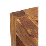 Kare Authentico Table Design pour 4 à 6 Personnes, Unique, Faite à la Main, élégante, Durable, Design Minimaliste, Table en Bois Massif pour Salle à Manger, Table à Manger, en Bois Massif, 76 x 80 x
