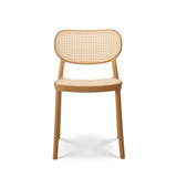 Kosmi Chaise de Salle à Manger Moutarde Style Vintage