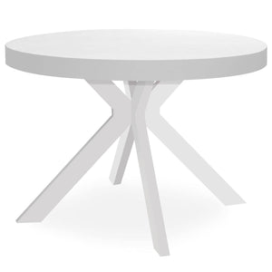 Menzzo Myriade Table, Bois, Blanc, L260 x P110 x H75 cm