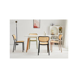 Kosmi Chaise de Salle à Manger Rouille Style Vintage