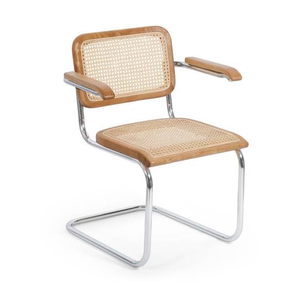 Ventemeublesonline Chaise SKOL avec ACCOUDOIRS