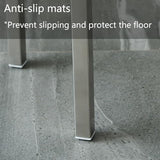 Tabourets de bar industriels en acier inoxydable, chaises de salle à manger empilables et dos nu, hauteur de comptoir de 45,7 cm pour restaurants et bars, design rond en métal