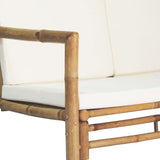 vidaXL Mobilier de Jardin 12 pcs Bambou Salle à Manger Extérieur Salon Jardin