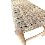 Artigianato vulcano Banc en bois de peuplier marocain