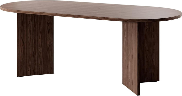 Selsey Table À Manger Ovale 90 x 204 cm, 6-10 Personnes, Noix Wisconsin Selsey Table À Manger Ovale 90 x 204 cm, 6-10 Personnes, Noix Wisconsin
