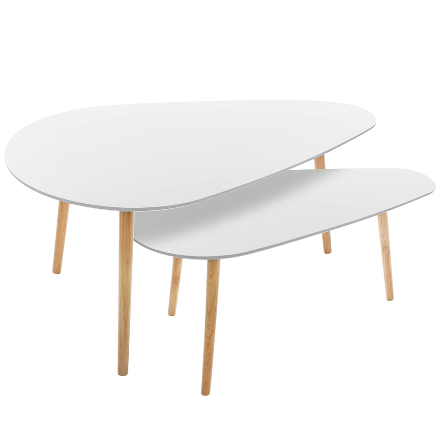 Atmosphera - Tables gigognes Mileo Blanches Atmosphera - Tables gigognes Mileo Blanches