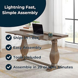 Martin Svensson Home Napa Table console avec couvercle rabattable Naturel