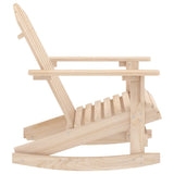 vidaXL Chaise à Bascule de Jardin Adirondack Bois de Sapin Massif