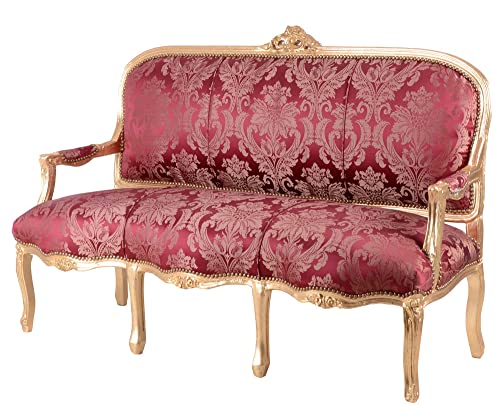 Vamundo Rococo canapé canapé de Style Rococo-Rouge-exclusivité Palazzo