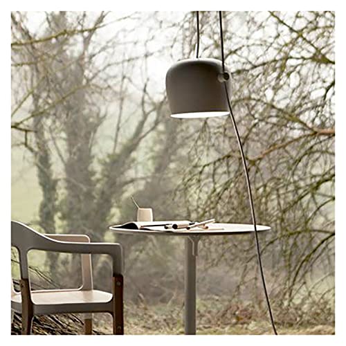Machine Zhenxkj Pendentif Light Plafonniers Chandeliers Lustres Lustres Modernes Salon Restaurant Bar Cuisse Bar Cafe Lampes de Bureau Noir Blanc Blanc Blanc Filage réglable Luminaire (Color : Black)