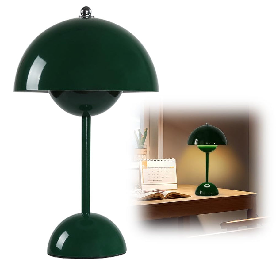 DASIAUTOEM Lampe Champignon, Lampe de Table Sans Fil, Portable Entièrement Graduable, Macaron de Table Tactile avec 3 Modes de Luminosité, Lampe de Chevet Rétro (Vert Foncé) DASIAUTOEM Lampe Champignon, Lampe de Table Sans Fil, Portable Entièrement Graduable, Macaron de Table Tactile avec 3 Modes de Luminosité, Lampe de Chevet Rétro (Vert Foncé)
