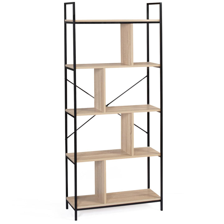IDMarket - Etagère bibliothèque 5 Niveaux Detroit Design Industriel 170 cm